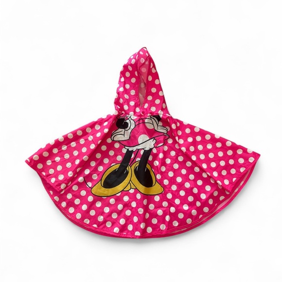 Disney Pink Polka Dot Rain Poncho - Picture 1 of 3